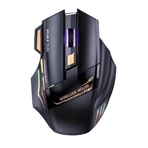 Мышка игровая беспроводная iMice GW-X7 3200dpi USB 2,4 ГГц Bluetooth RGB подсветка Black (534956)