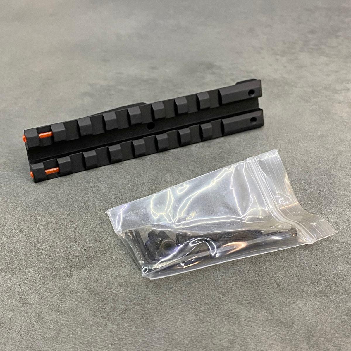 Планка Picatinny для АК на цілик 8 слотів довжина 100 мм. - фото 4 Планка Picatinny для АК на цілик 8 слотів довжина 100 мм. - фото 4