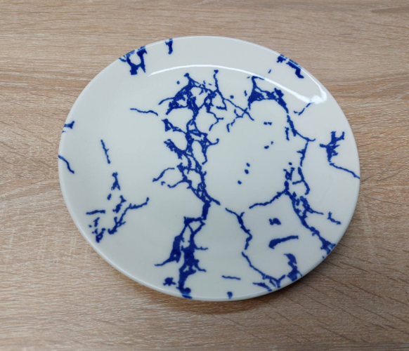 Столовый сервиз  OMS TULU фарфор 6 персон 24 шт. Marble Blue (KL24-Marble Blue) - фото 4