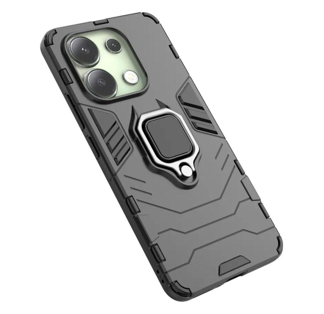 Чохол бампер Primolux Ring Armor для Xiaomi Redmi Note 13 4G - Black - фото 4 Чохол бампер Primolux Ring Armor для Xiaomi Redmi Note 13 4G - Black - фото 4