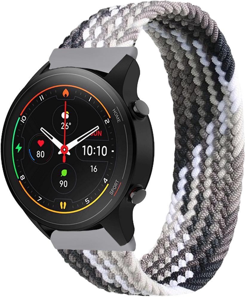 Ремінець Solo Loop Multi для Xiaomi Mi Watch (145 мм) Black Silver (33728-03)