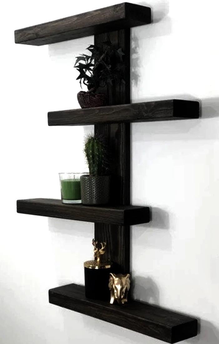 Полка для ванной из дерева Козеро Венге (ВНП/006912)