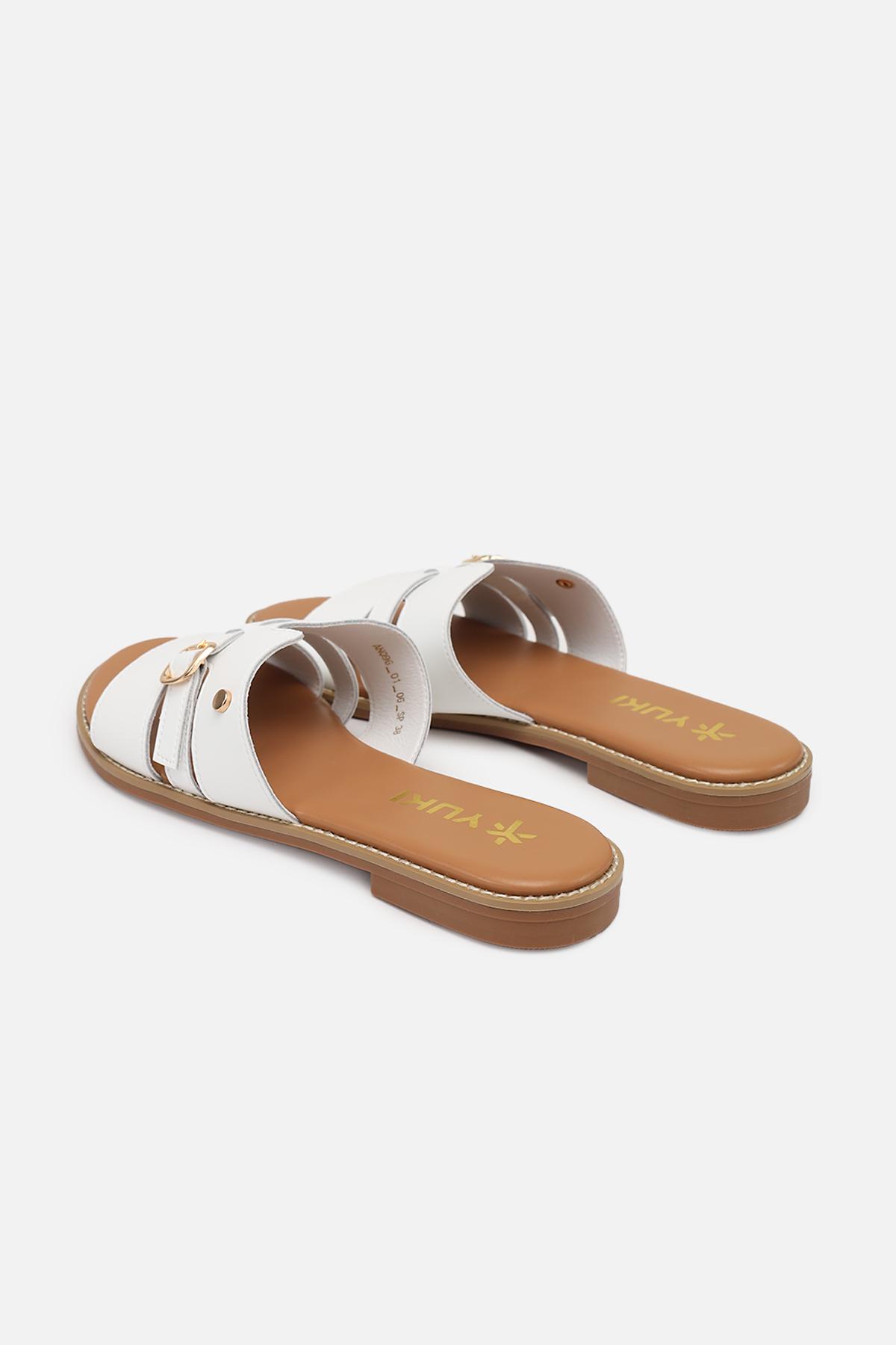 Шлепанцы женские ЦБ-00264122 р. 36 Белый (SKT001030592) - фото 5