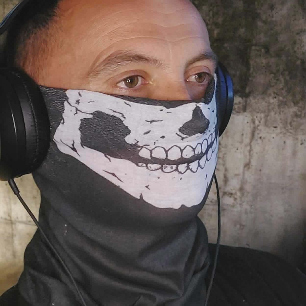 Маска бафф захисна Череп cosolay COD