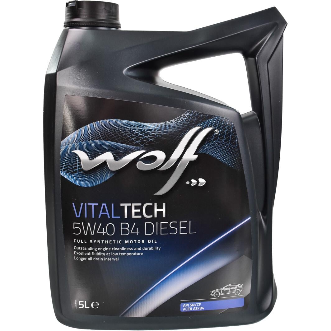 Моторное масло WOLF Vitaltech B4 Diesel 5W-40 5 л (1042635) Моторное масло WOLF Vitaltech B4 Diesel 5W-40 5 л (1042635)