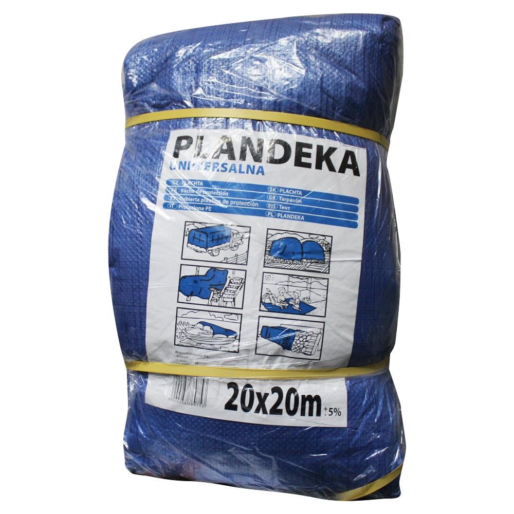 Тент водостійкий універсальний 20x20 м +-5 % 60 г/м2 (Tarpaulin 710041)
