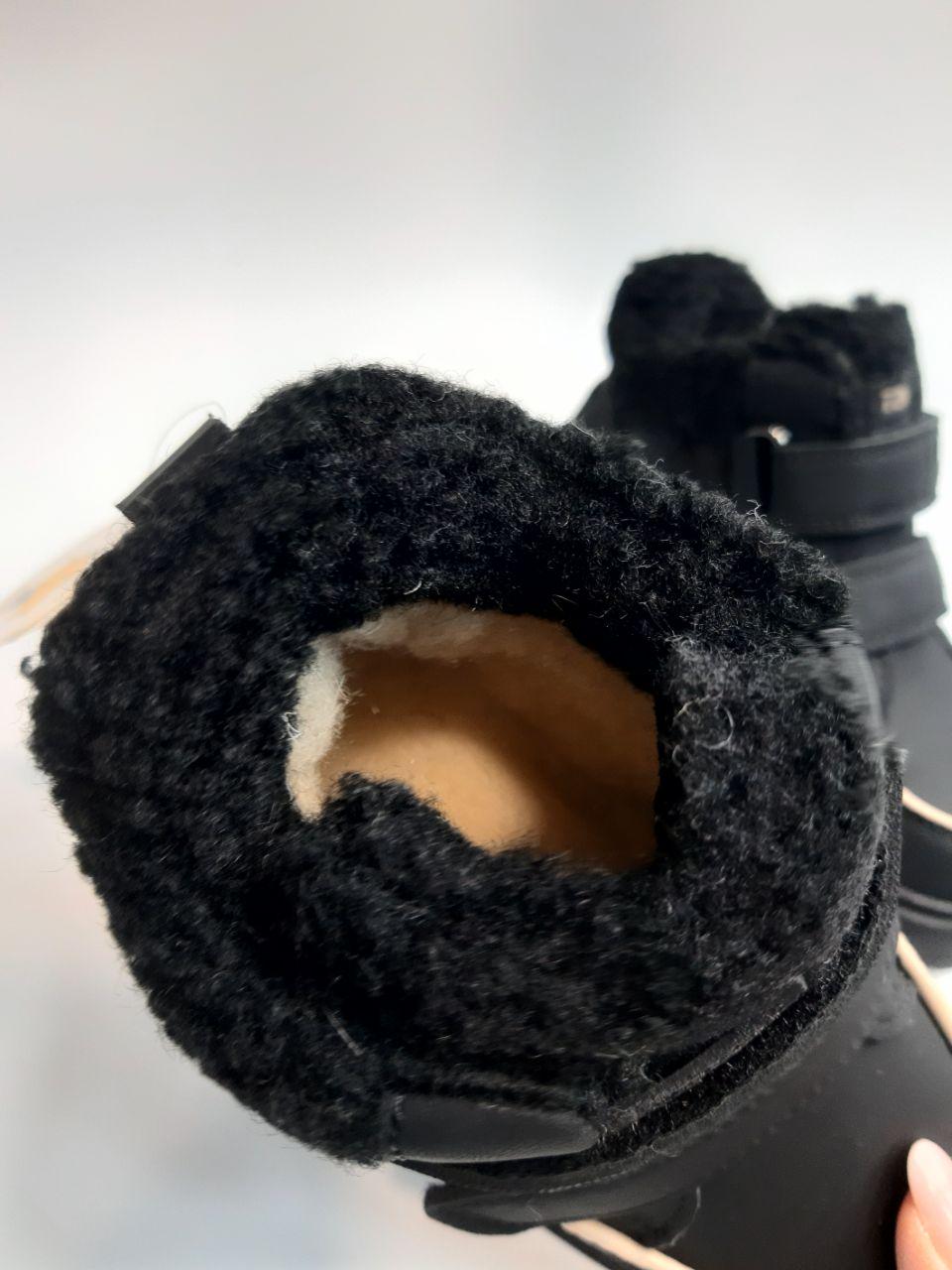 Ботинки зимние TOM.M для девочки р. 32 20,9 см Черный (11744 A black) - фото 5 Ботинки зимние TOM.M для девочки р. 32 20,9 см Черный (11744 A black) - фото 5