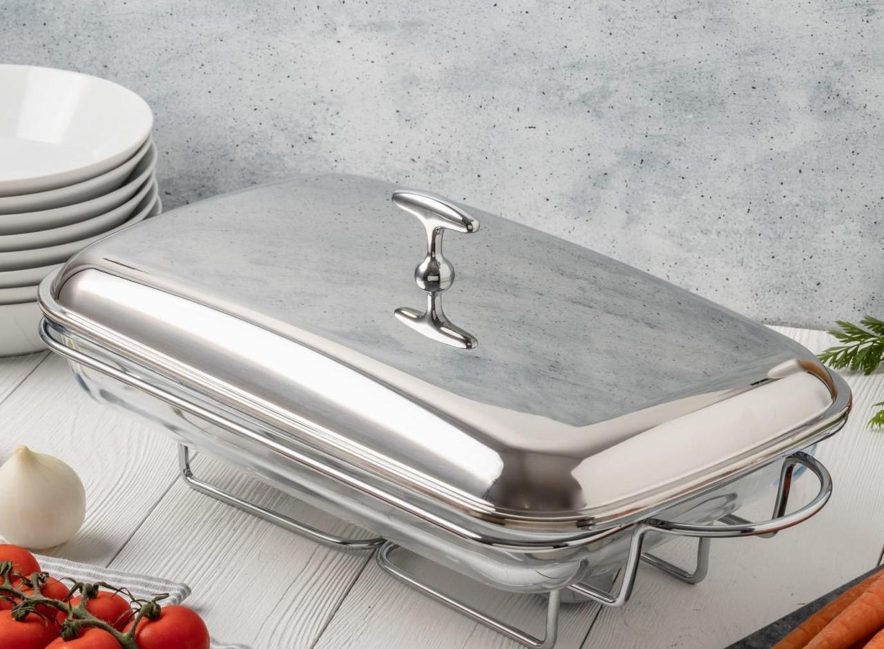 Марміт з підігрівом на підставці EB-1442 настільний зі скляною місткістю 2 л (2530558910)