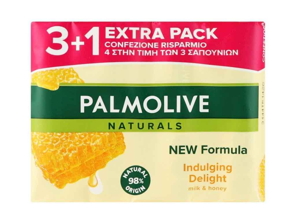 Мыло Palmolive 3+1 90 г Натурель Молочко и Мед (944799)