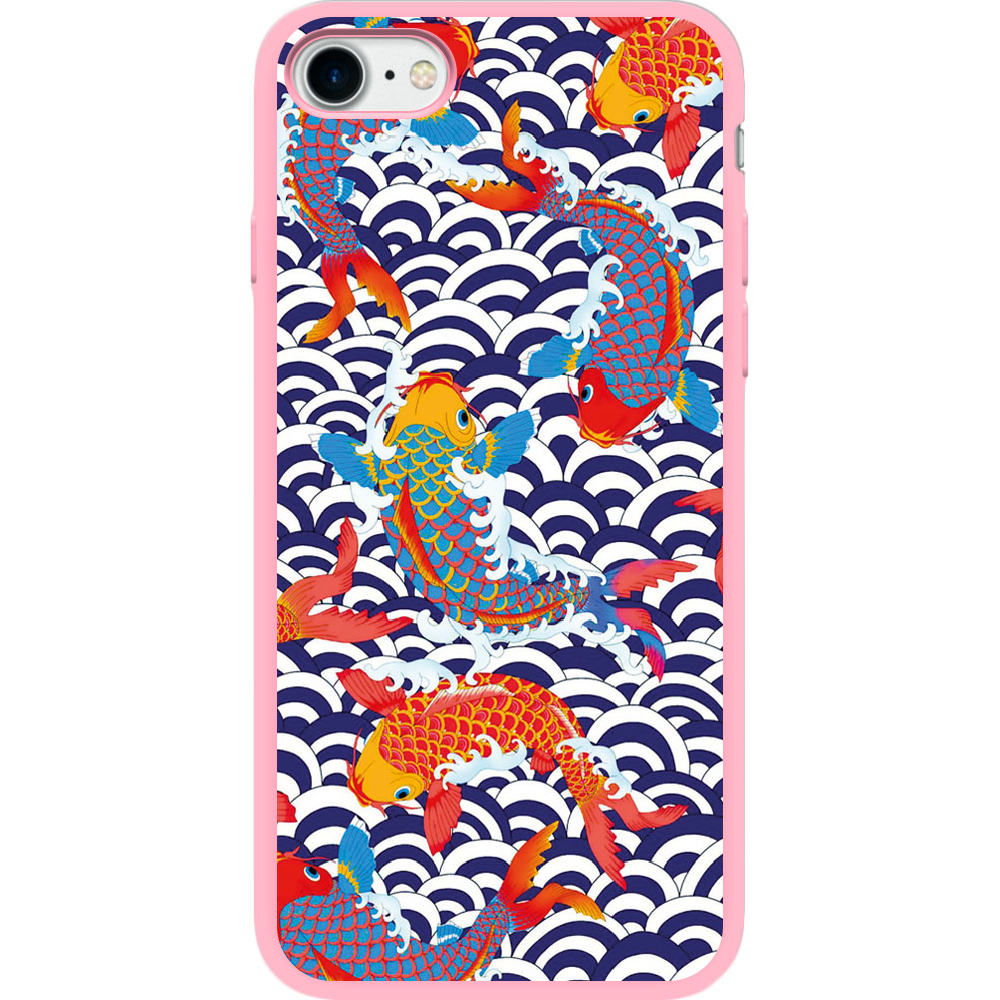 Чехол BoxFace Apple iPhone 7/8 SE  2020 Koi Fish Розовый силикон (26205-up2477-35446)