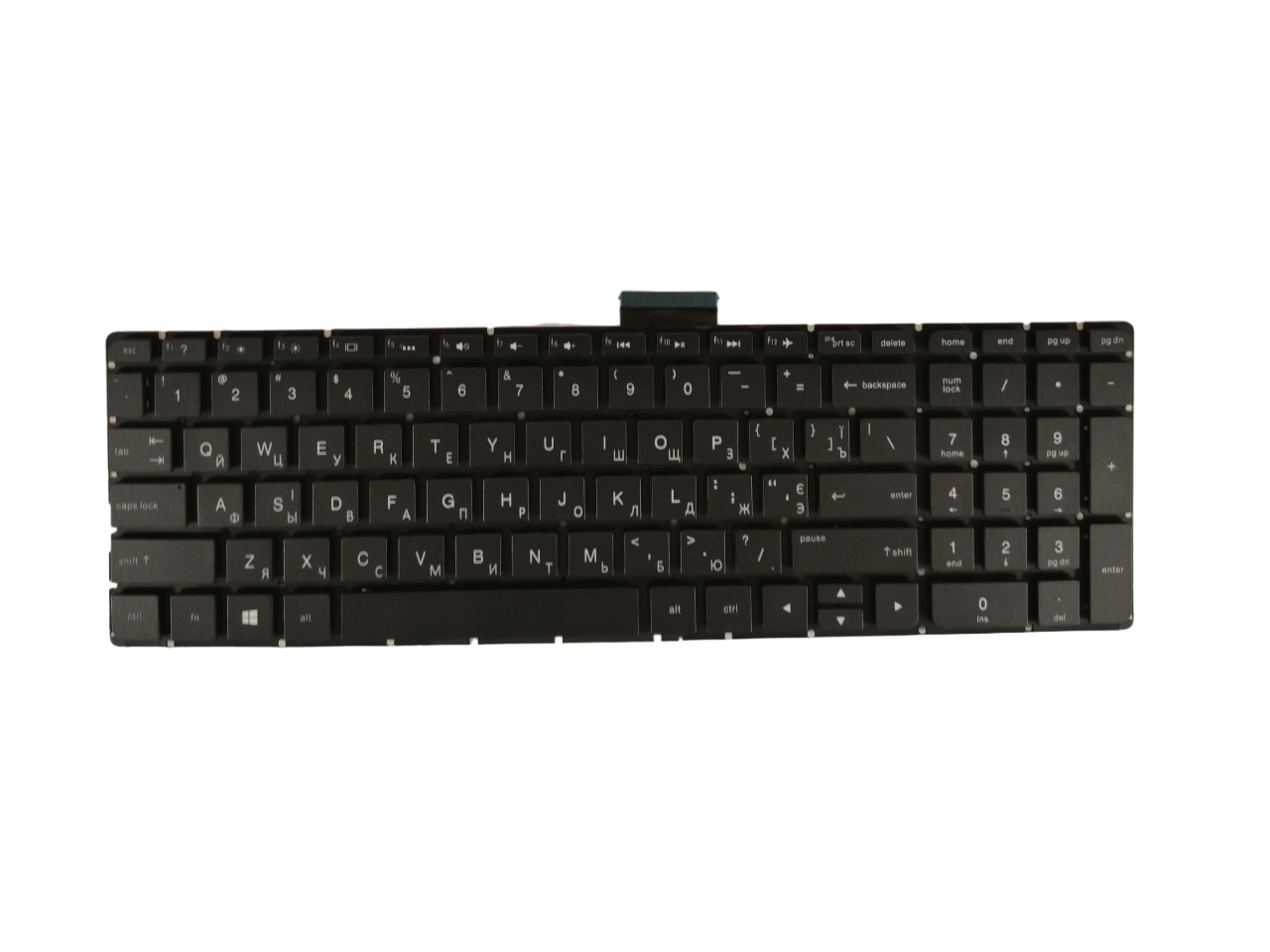 Клавиатура для ноутбука с подсветкой HP 15-AB/15-AK/15-AU/15-BC/TPN-Q159/C122/Q172/Q173/Q162 Black (K549)