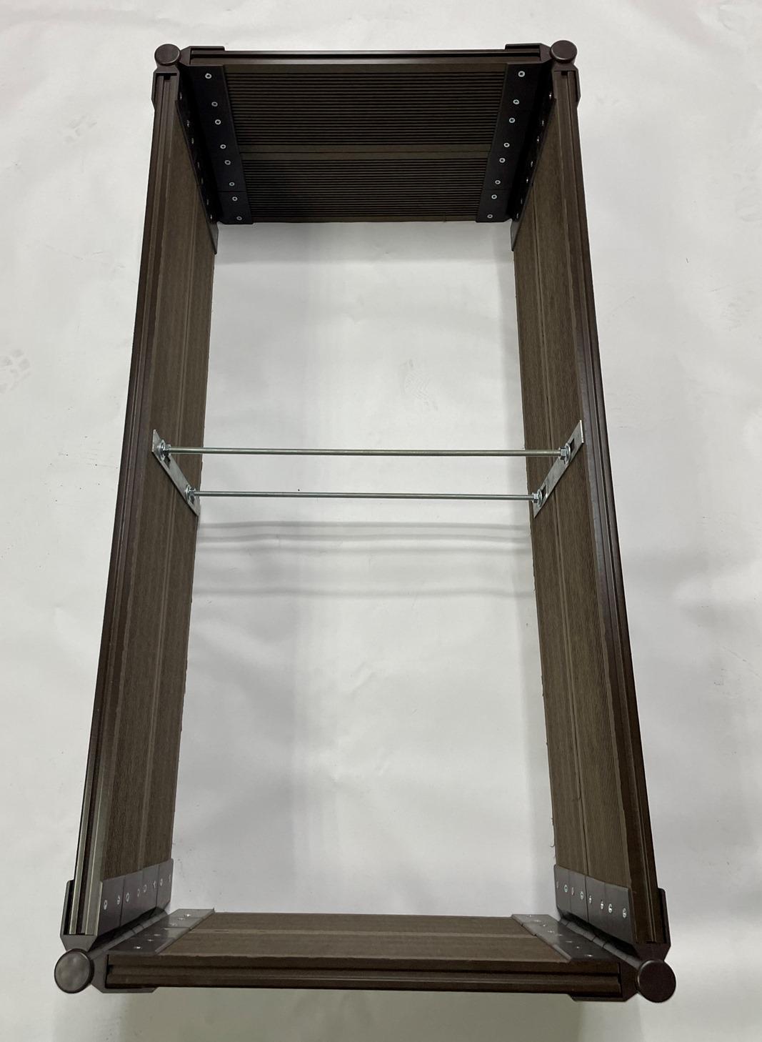 Грядка теплая высокая с ДПК 3D фактура 300х750х3000 мм Коричневый (10609356) - фото 3 Грядка теплая высокая с ДПК 3D фактура 300х750х3000 мм Коричневый (10609356) - фото 3