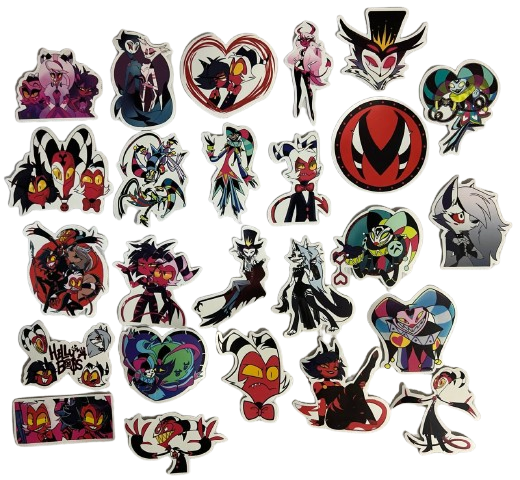 Набор стикеров Адский Босс 25 шт. (1755)