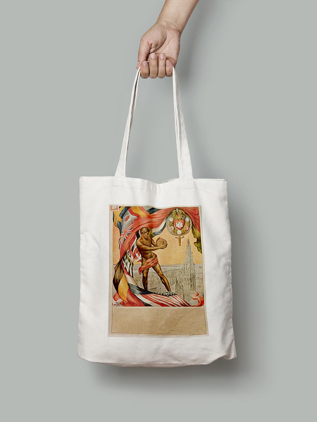 Еко-сумка Олімпійські ігри 1920 року шопер (fa02030_Bag)