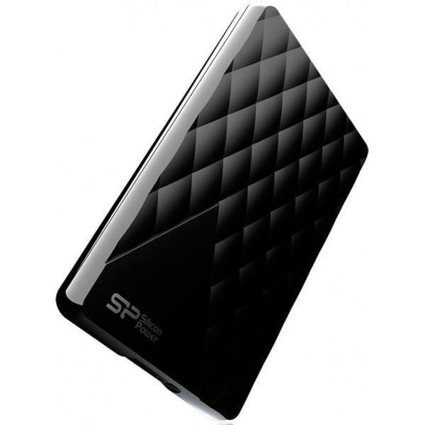 Жесткий диск Silicon-Power USB 1000Gb (SP010TBPHDD06S3K) Diamond D06, Black