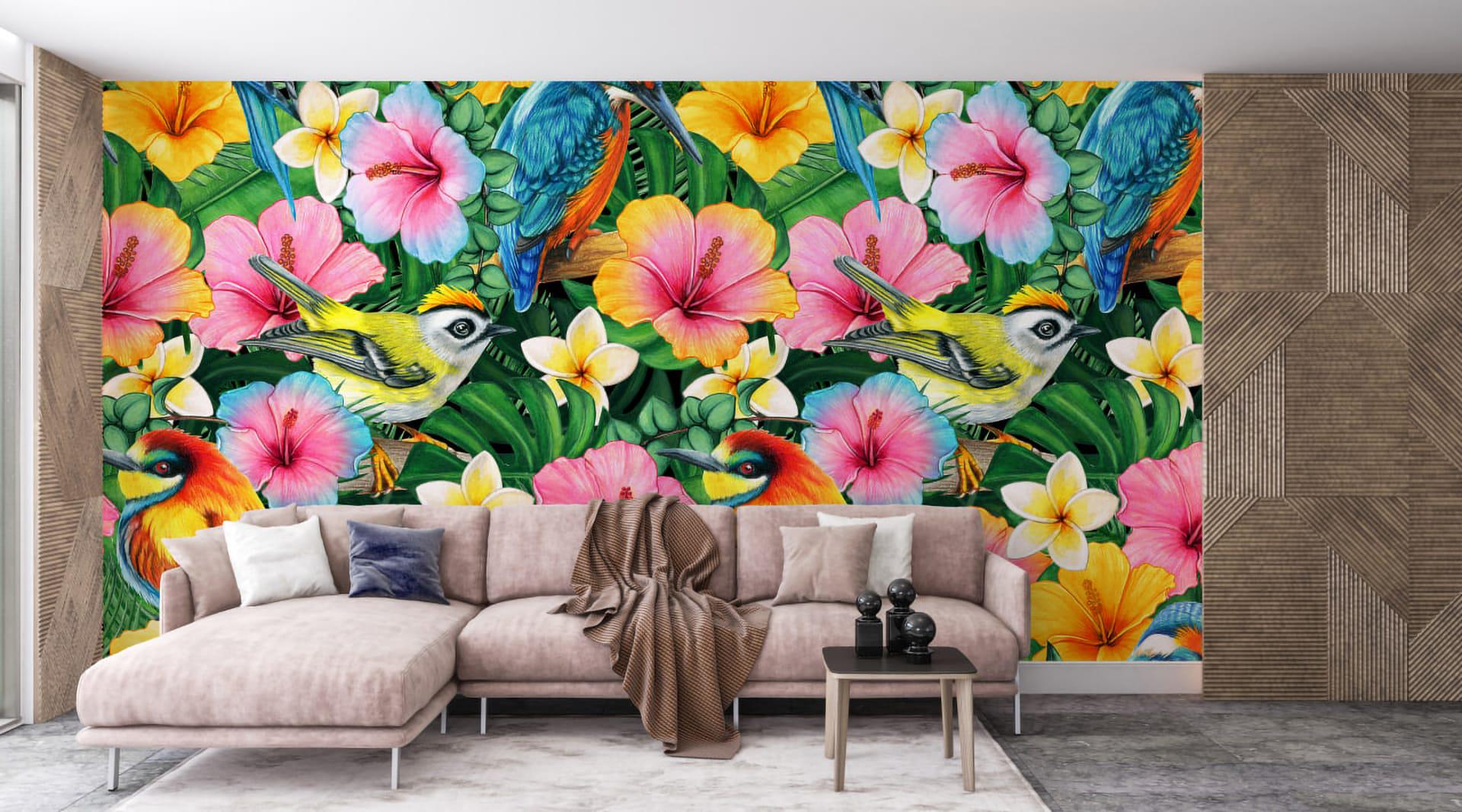 Фотообои флизелиновые Styleo Print-walls Яркие краски 033 350х270 см (Pw-033/3)