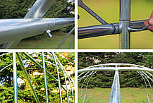 Теплиця парник для городу та саду посилена Avko Garden з вікнами 18м2 600х300х200 мм - фото 3 Теплиця парник для городу та саду посилена Avko Garden з вікнами 18м2 600х300х200 мм - фото 3