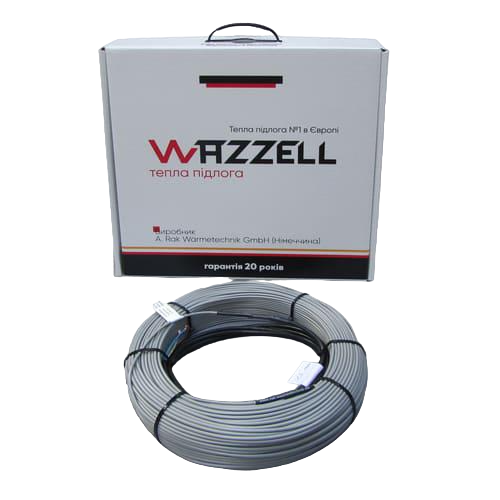 Нагревательный кабель WAZZELL 20 Вт/м 90 м