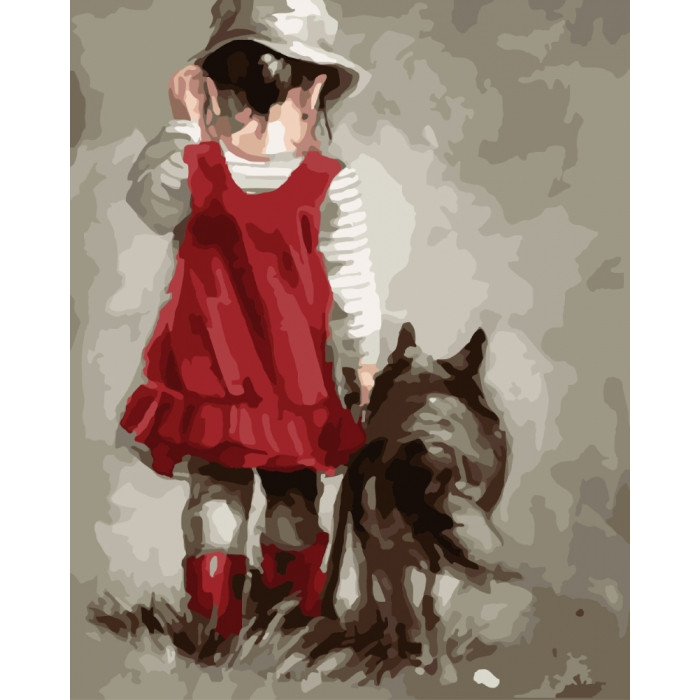 Картина по номерам Лучший друг 40х50 см (KHO2313)