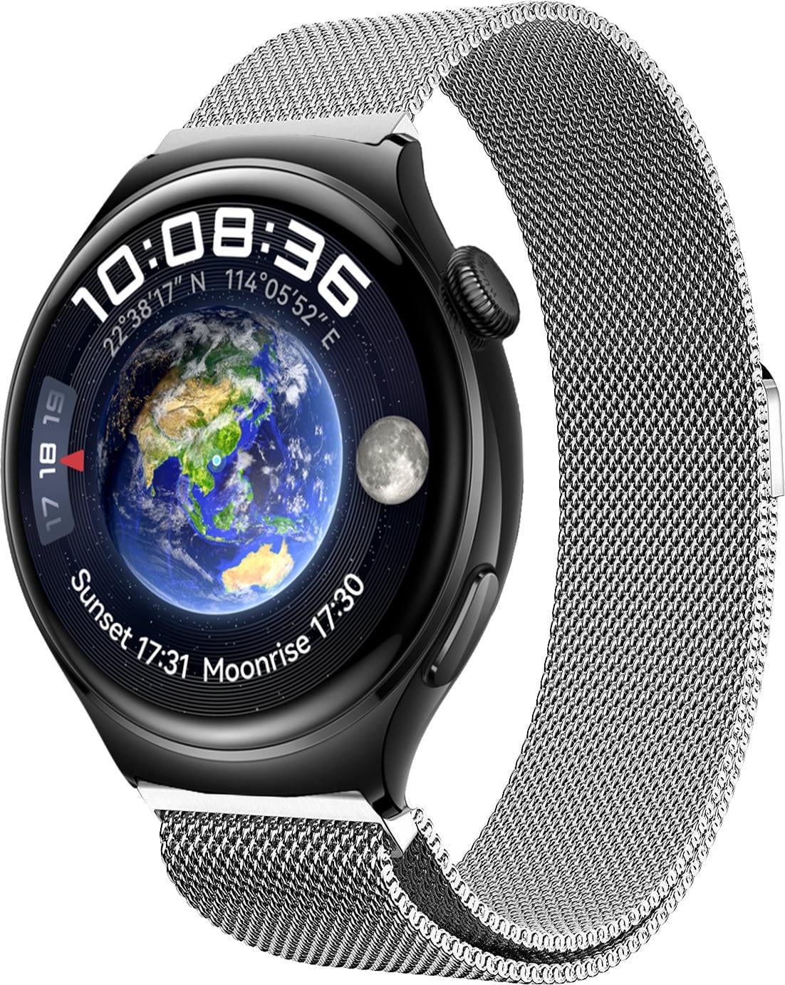 Петля миланская Milano для Huawei Watch 4/4 Pro Silver (38617-59)