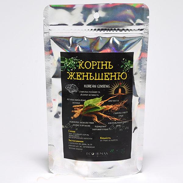 Комплекс профилактики нервной системы Ecohumann Korean Ginseng 60 капс. (000024550)