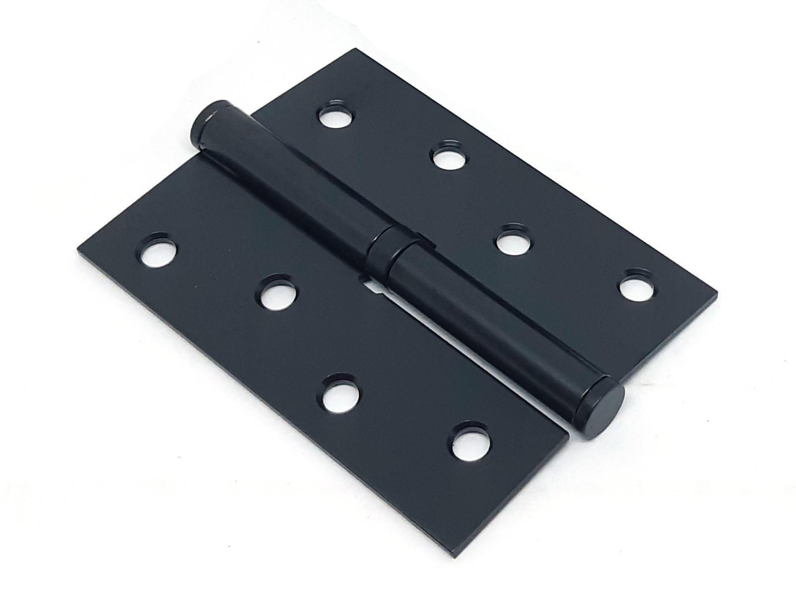 Петля съемная Kedr 100х75х2,5 см правая стальная Черный матовый Петля съемная Kedr 100х75х2,5 см правая стальная Черный матовый