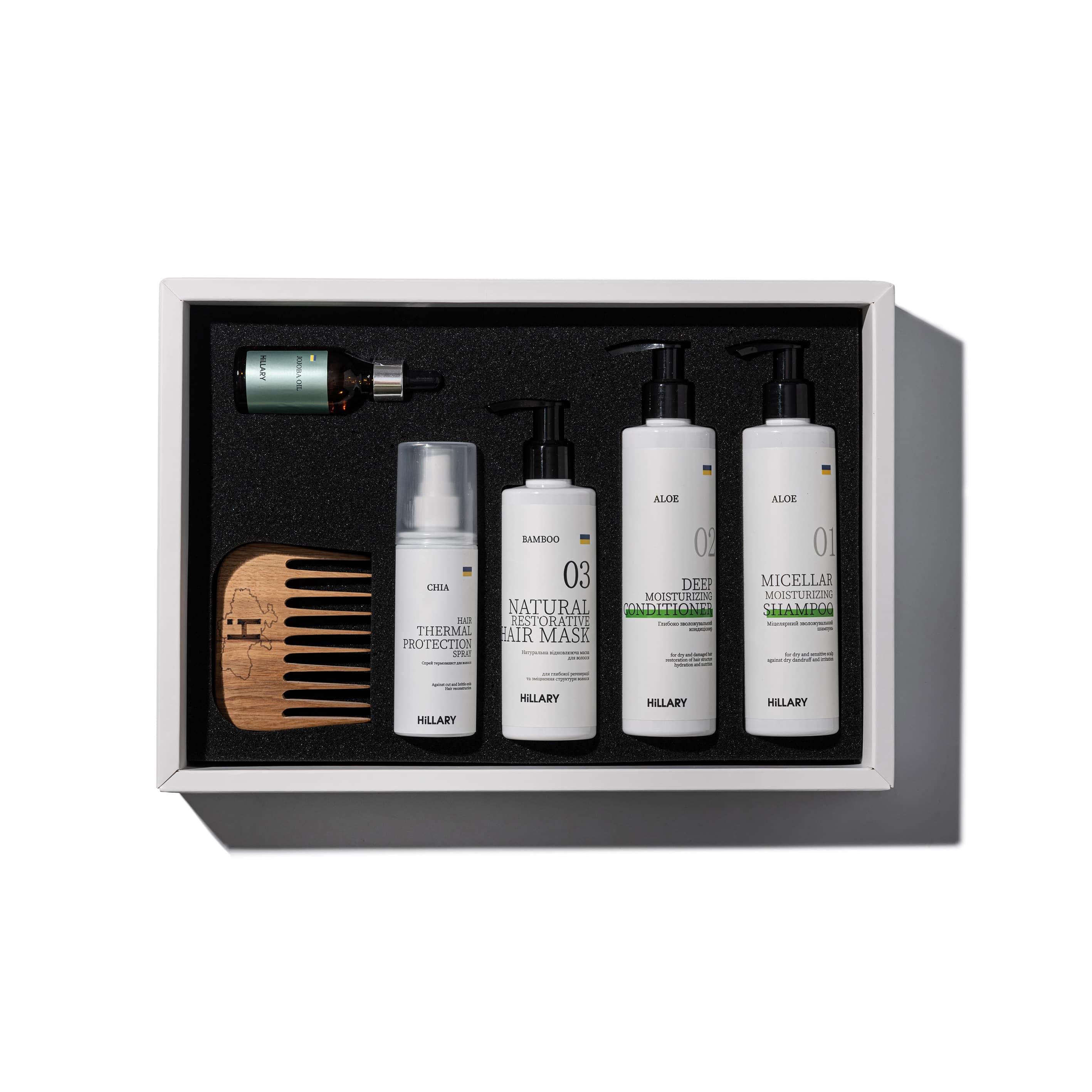 Набор комплексного ухода за сухим типом волос Hillary Perfect Hair Aloe (M-11-101)