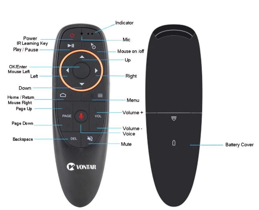 Пульт Air Mouse G10S с гироскопом и микрофоном (17180) - фото 4