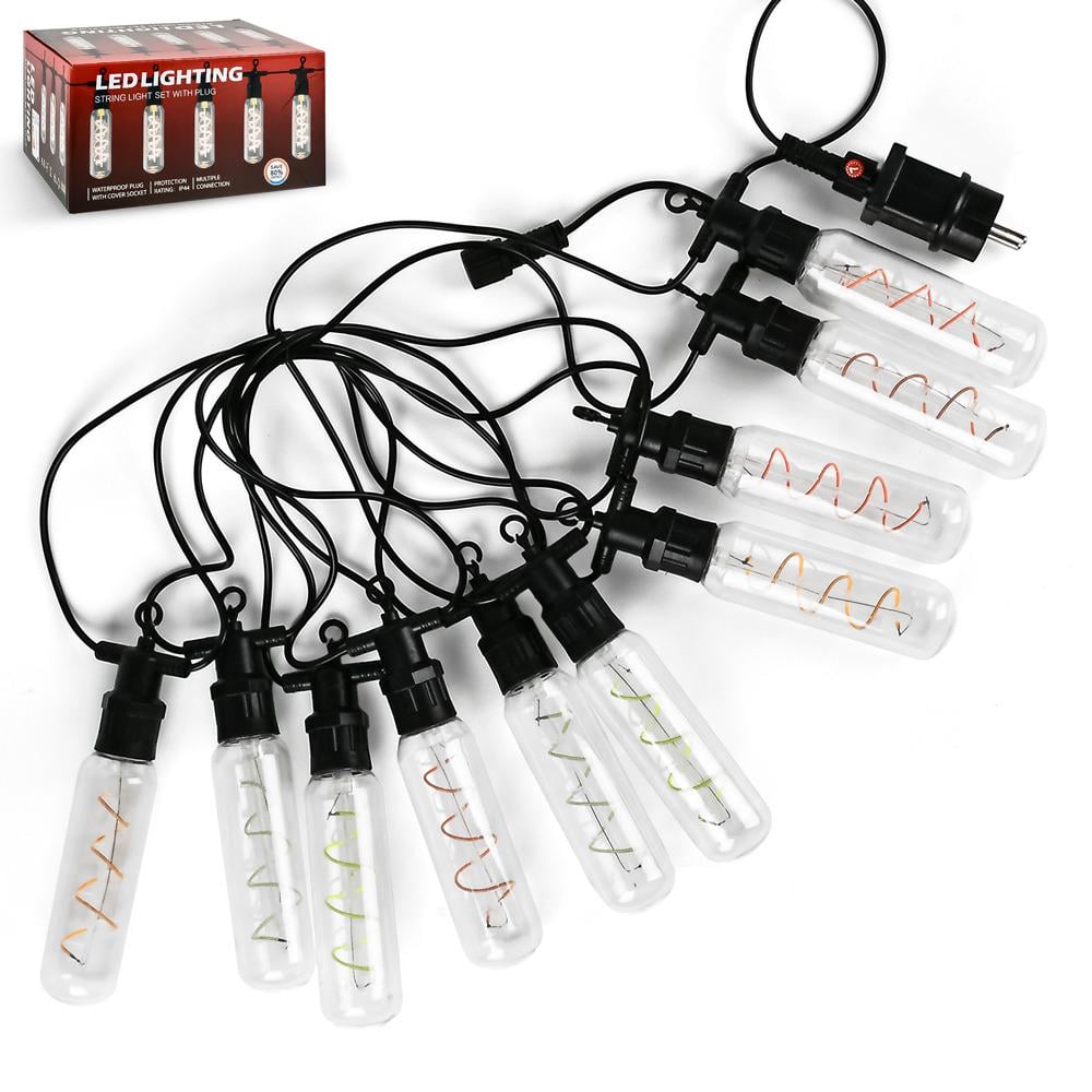 Гирлянда светодиодная наружная M50062-Y Лампочки Эдисона 5 м 10 led