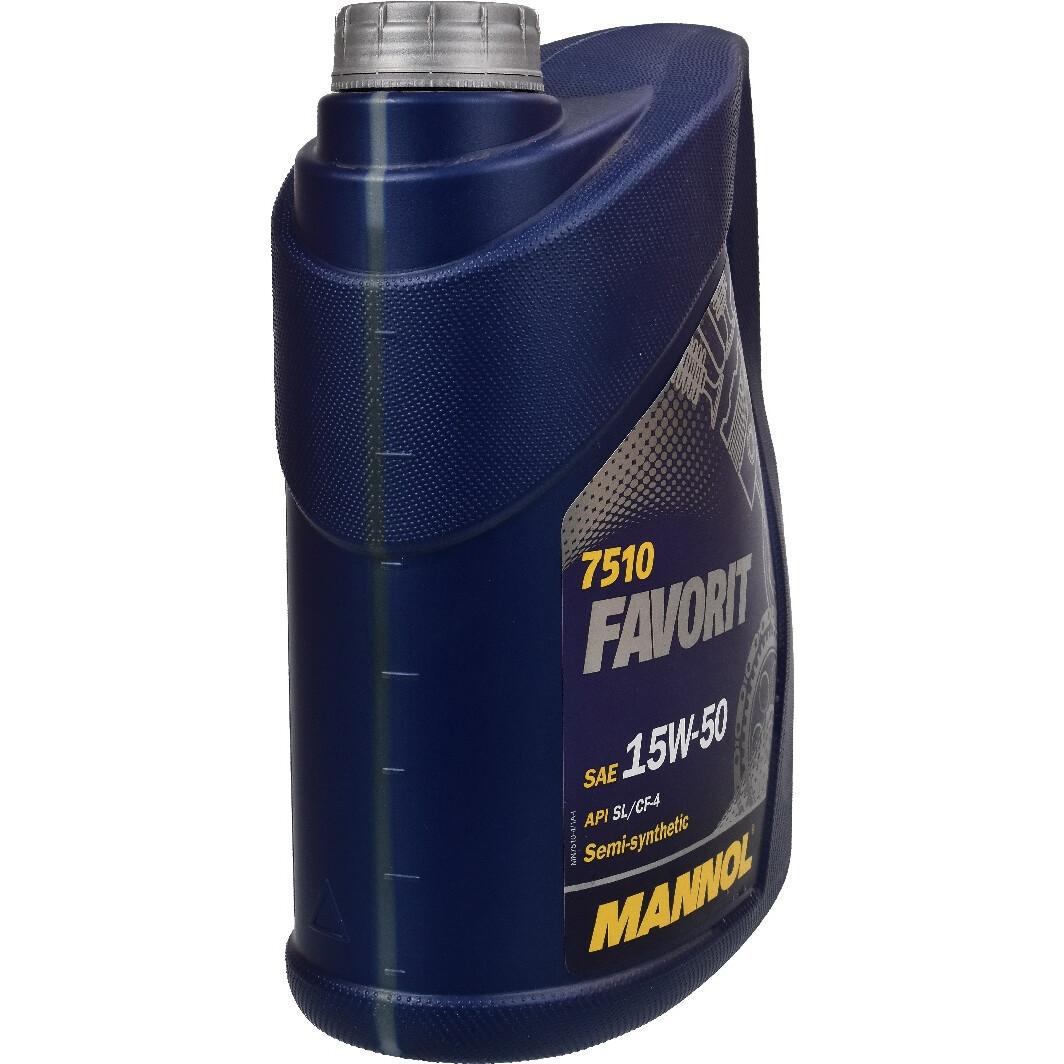 Моторне мастило автомобільне Mannol FAVORIT 15w-50 4 л (MN7510-4) - фото 3