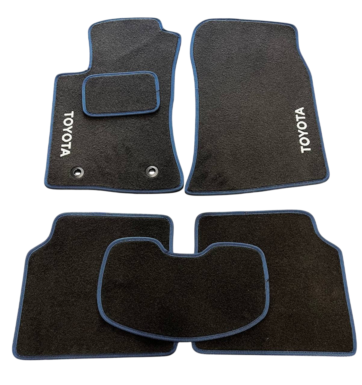 Килимки в салон ворсові для Toyota Avensis T25 2003-2009 5 шт. Чорний (27327247)