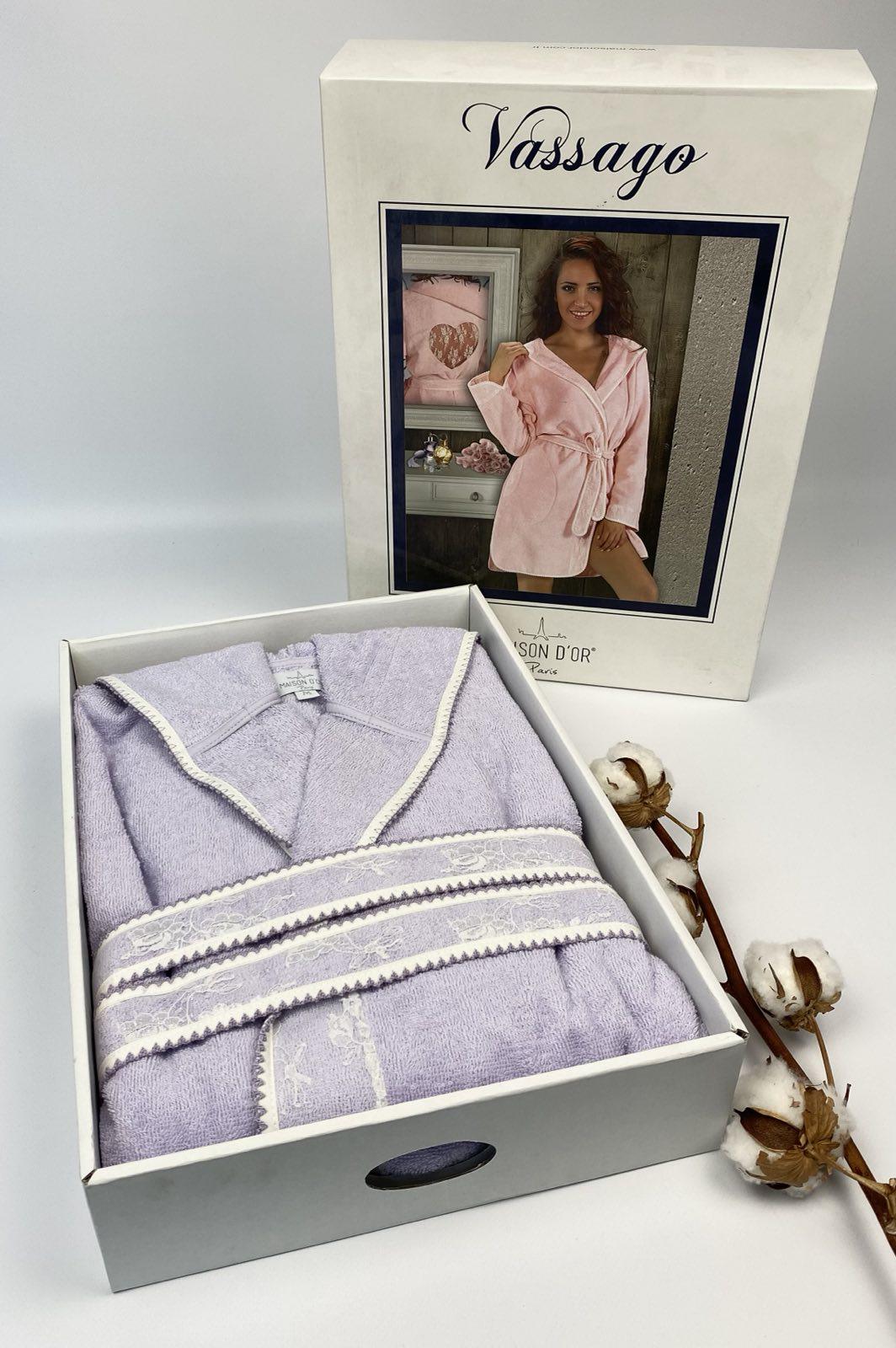 Халат женский Maison D'or Vassago L Lila (CN19572)