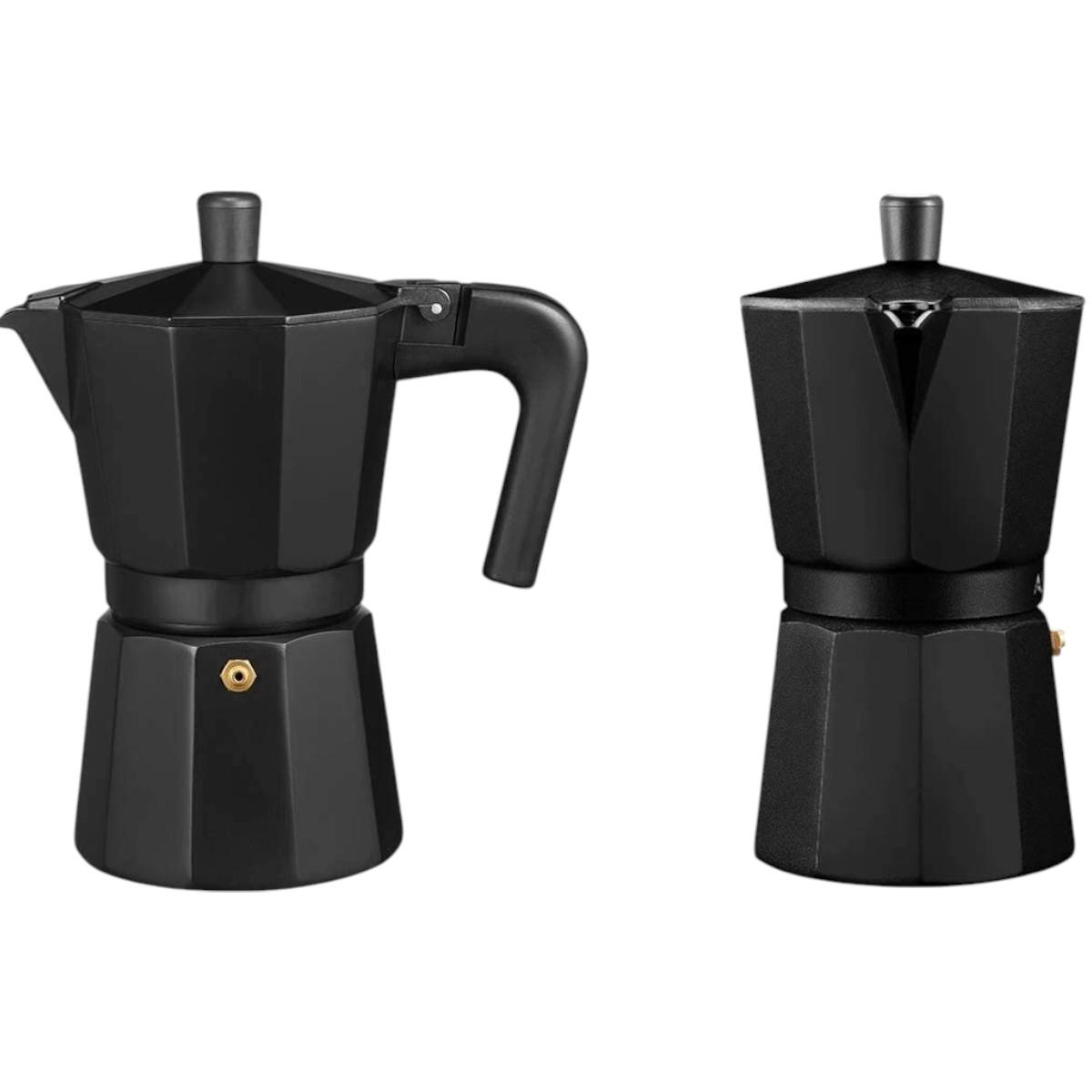 Гейзерная кофеварка A-PLUS на 3 чашки Black (3081) - фото 8 Гейзерная кофеварка A-PLUS на 3 чашки Black (3081) - фото 8