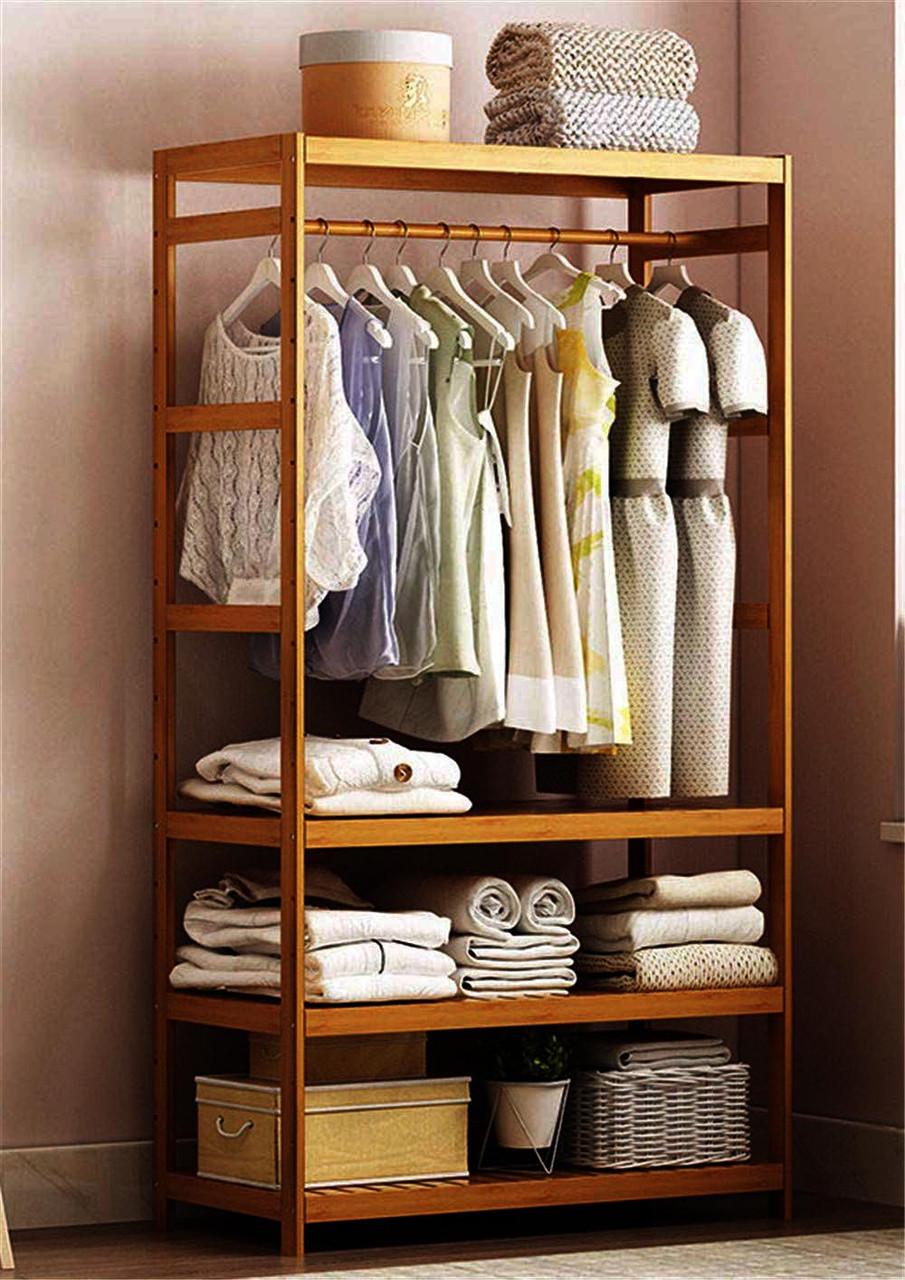 Вешалка-стойка для одежды из дерева Китен 90 Мускат (СВГ-902107)