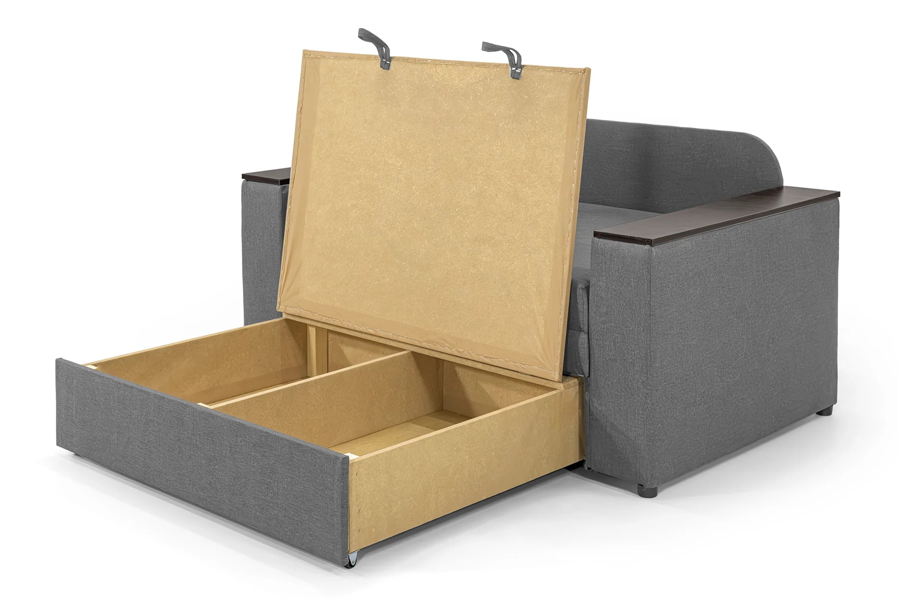 Диван-кресло Кубус-120 160х97 см Серый (25484915) - фото 5 Диван-кресло Кубус-120 160х97 см Серый (25484915) - фото 5