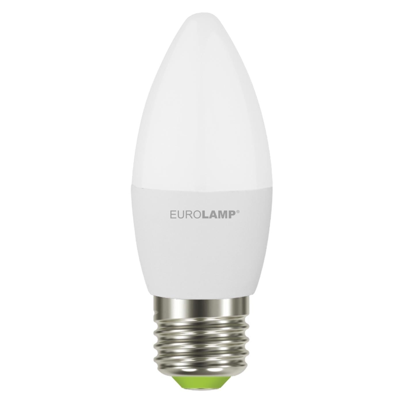 Лампа LED Eurolamp Свеча Эко 6W E27 4000K (36486165)