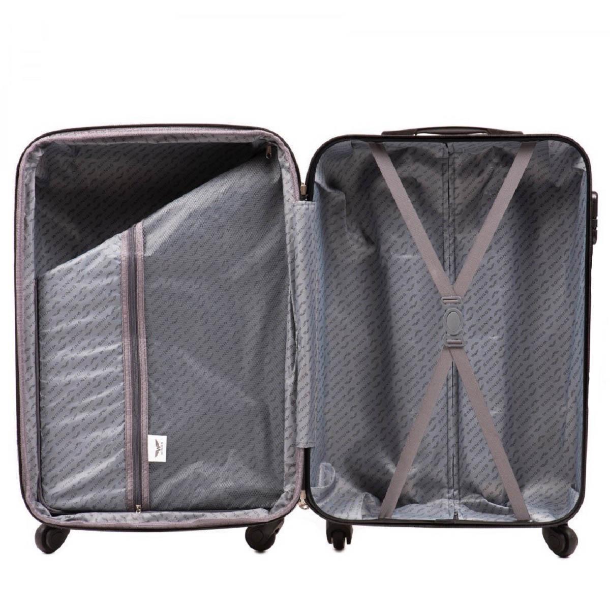 Валіза пластикова Wings 147 мікро Блакитний (Wp00372) - фото 7 Валіза пластикова Wings 147 мікро Блакитний (Wp00372) - фото 7