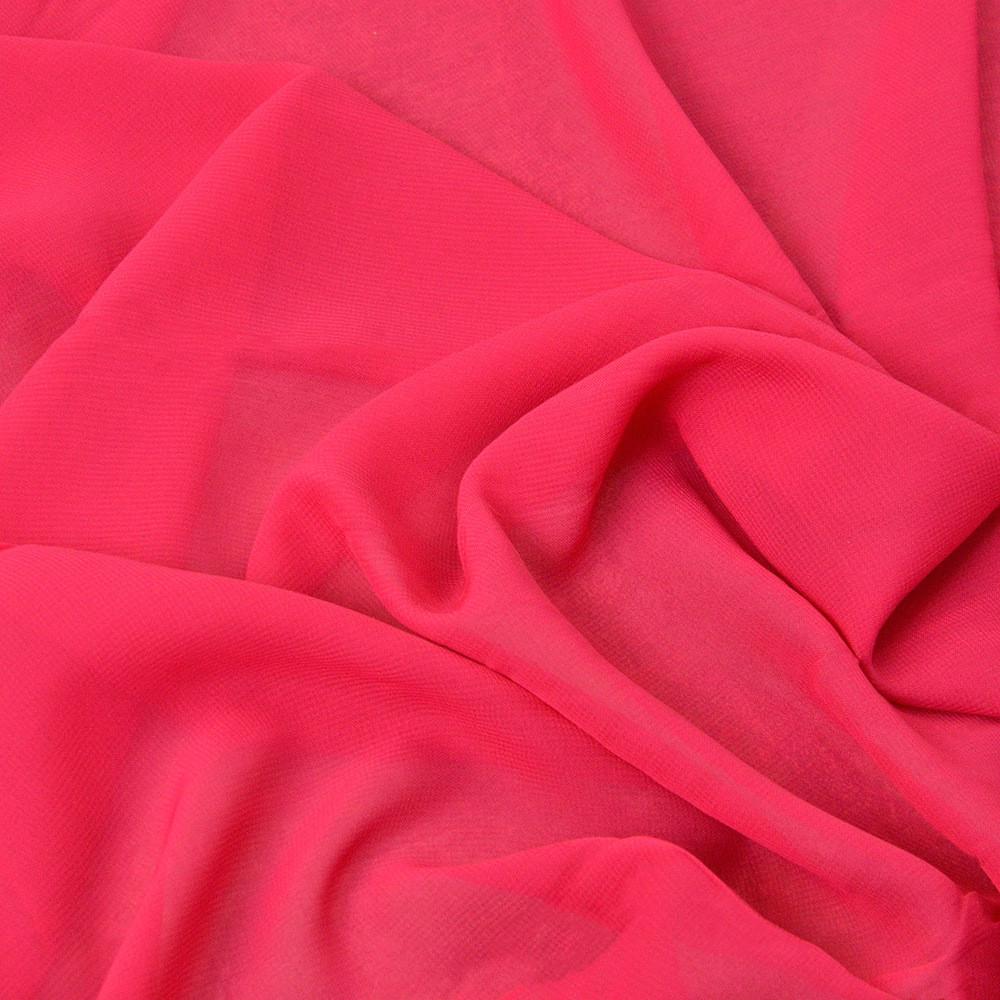 Ткань шифон Мульти Темно-малиновый (1438564485)