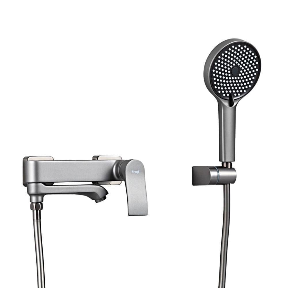 Змішувач для ванни Frap F3275-19 Збройова сталь (1055637)