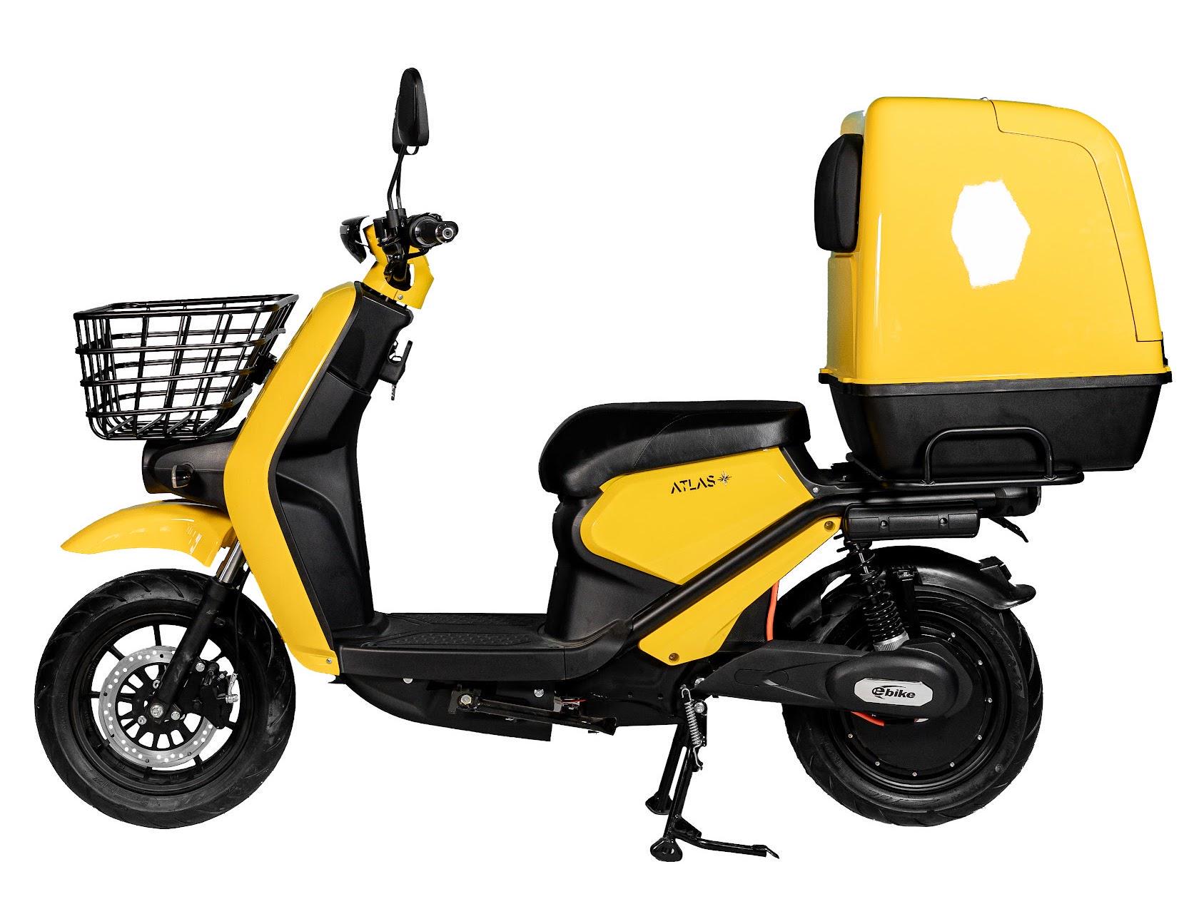 Электроскутер ATLAS Bee 2000 W Yellow (3035)