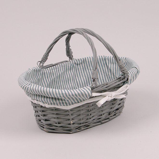 Корзина Flora с двумя ручками Серый (39398)