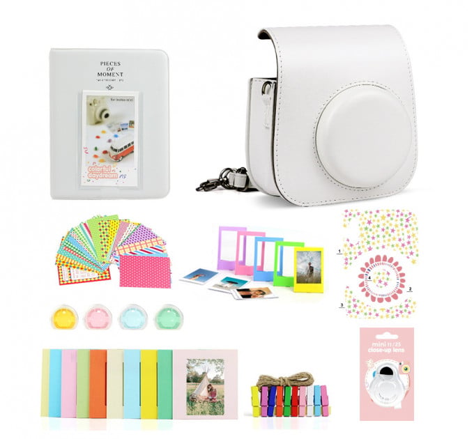 Комплект аксессуаров Caiul для камеры Fujifilm Instax Mini 11 8в1 White (РН40025)