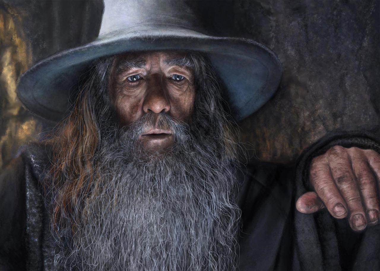 Картина постер Gee! The Lord of the Rings Властелин колец гэндальф 60х40 см LR 09.095