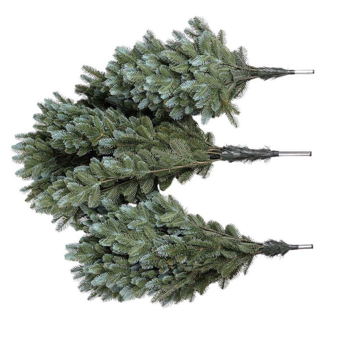 Штучна ялинка Ворохтянська з металевою підставкою 1,80 м Зелений (NYT15039) - фото 5