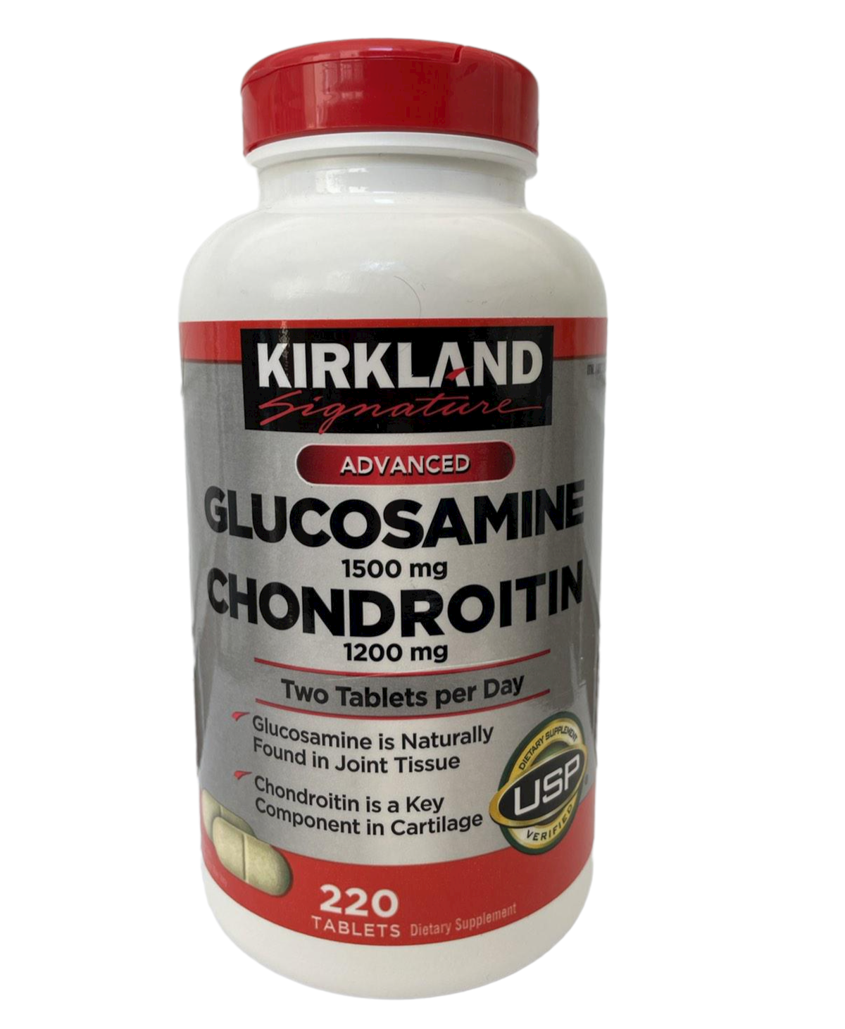ᐉ Глюкозамин с Хондроитином Kirkland Glucosamine Chondroitin 220 таблеток
