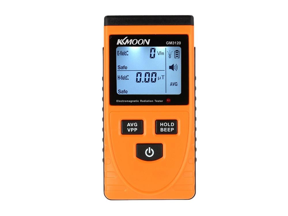 Тестер электромагнитного излучения KKMOON GM3120 с LCD дисплеем Оранжевый (1002-828-00)