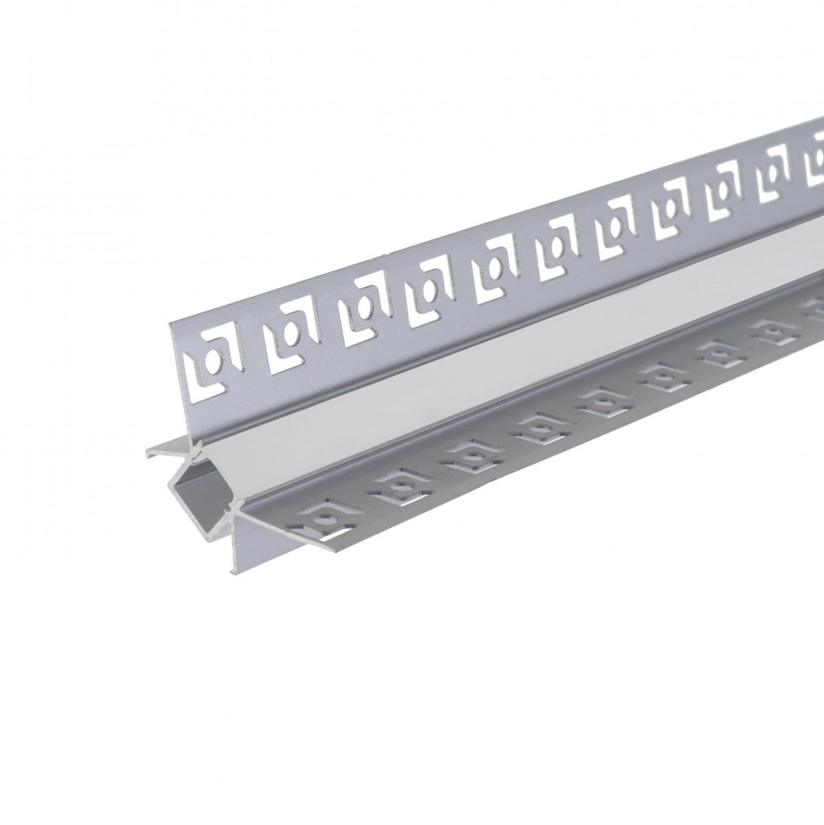 Профіль алюмінієвий BY-063 кутовий для світлодіодної стрічки 2 м (33-575)