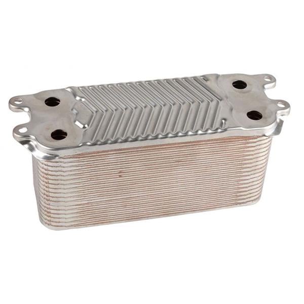Теплообменник вторичный ГВС 35 пластин для газового котла Vaillant turboTEC plus VUW 322/362/3-5//5-5 0020025041 (00000060332)