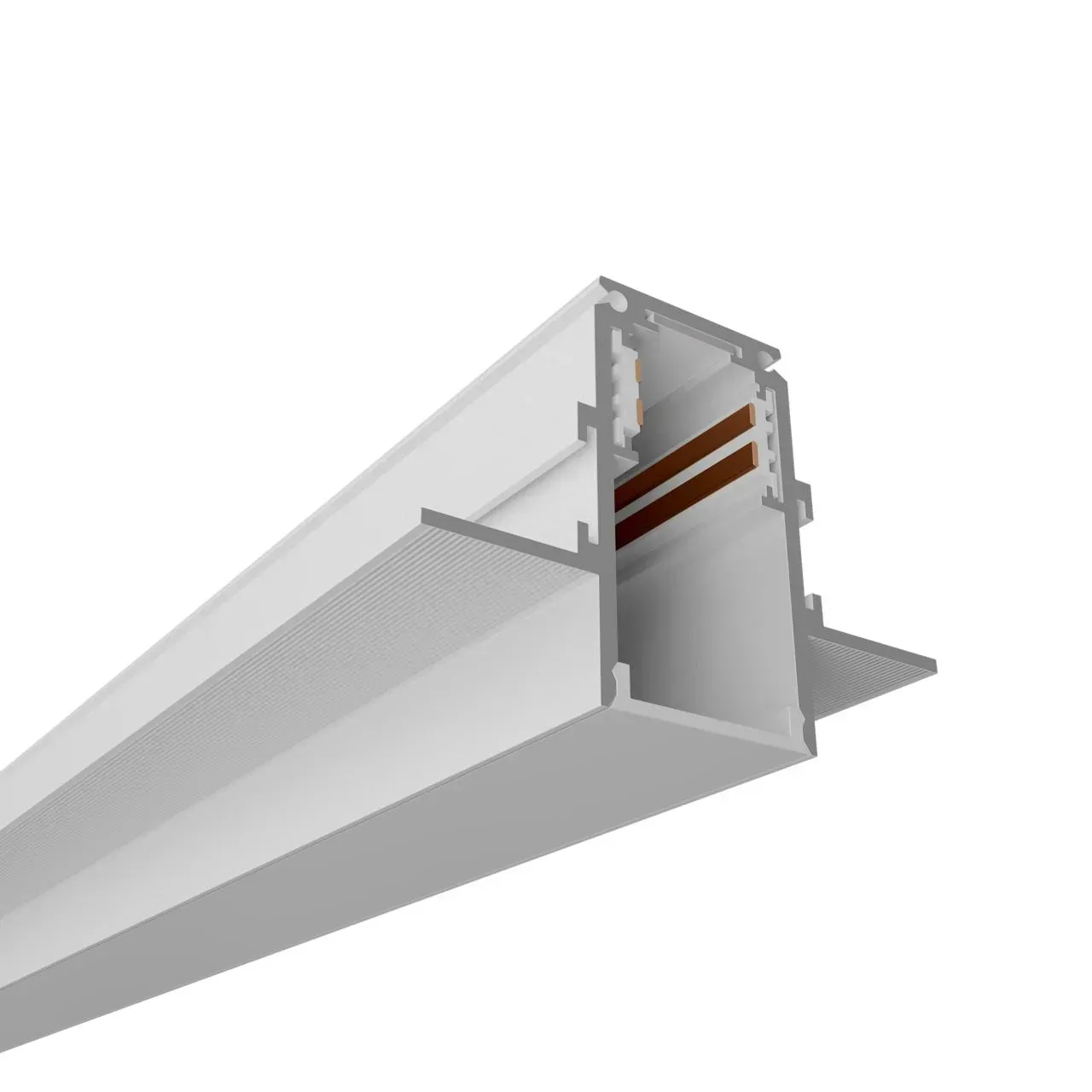 Шинопровод трековый магнитный OL01 48V встроенный 1 м Белый (29468958)