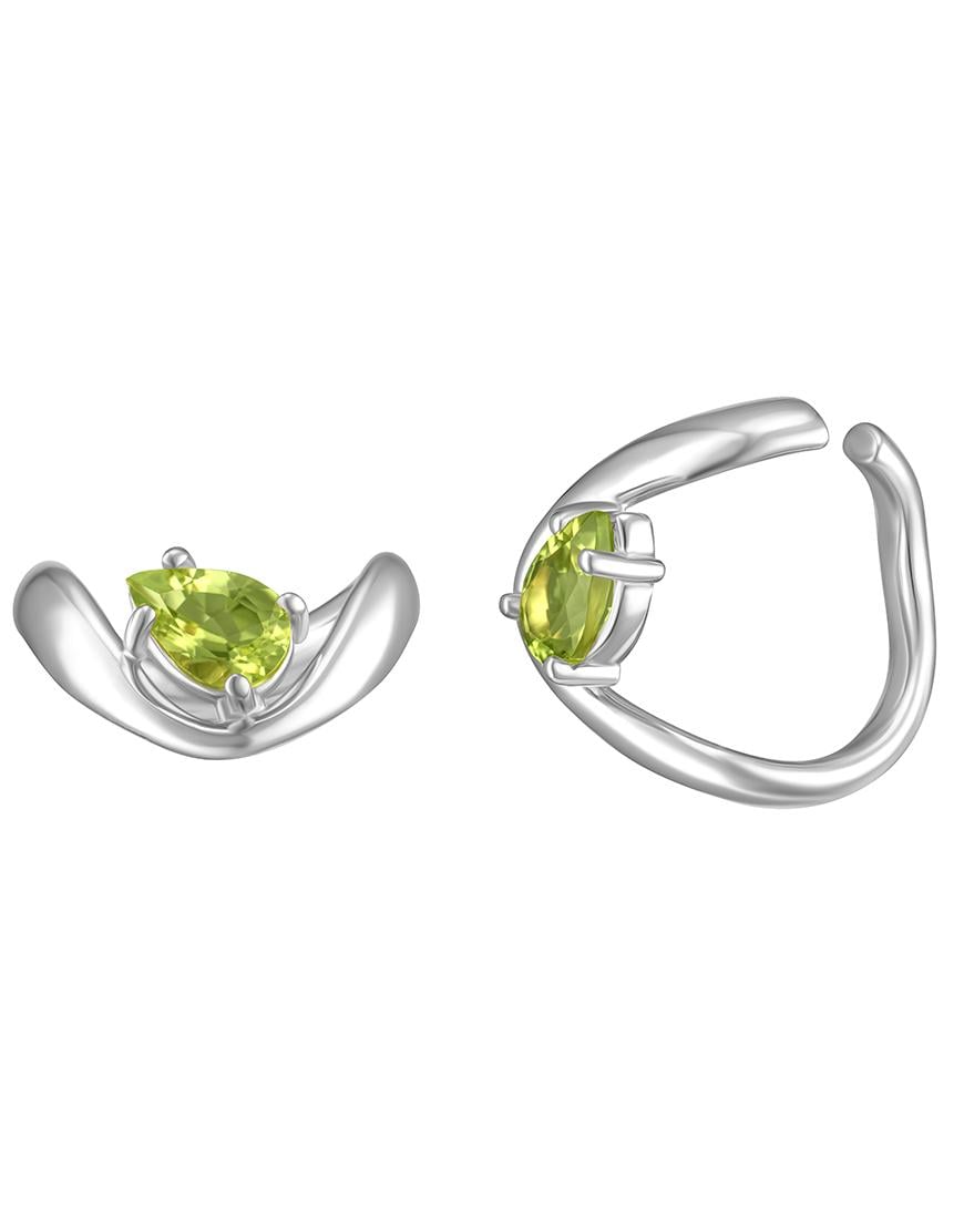 Каф Splash green жіночий RIMMART JEWELRY срібний One size Каф Splash green жіночий RIMMART JEWELRY срібний One size